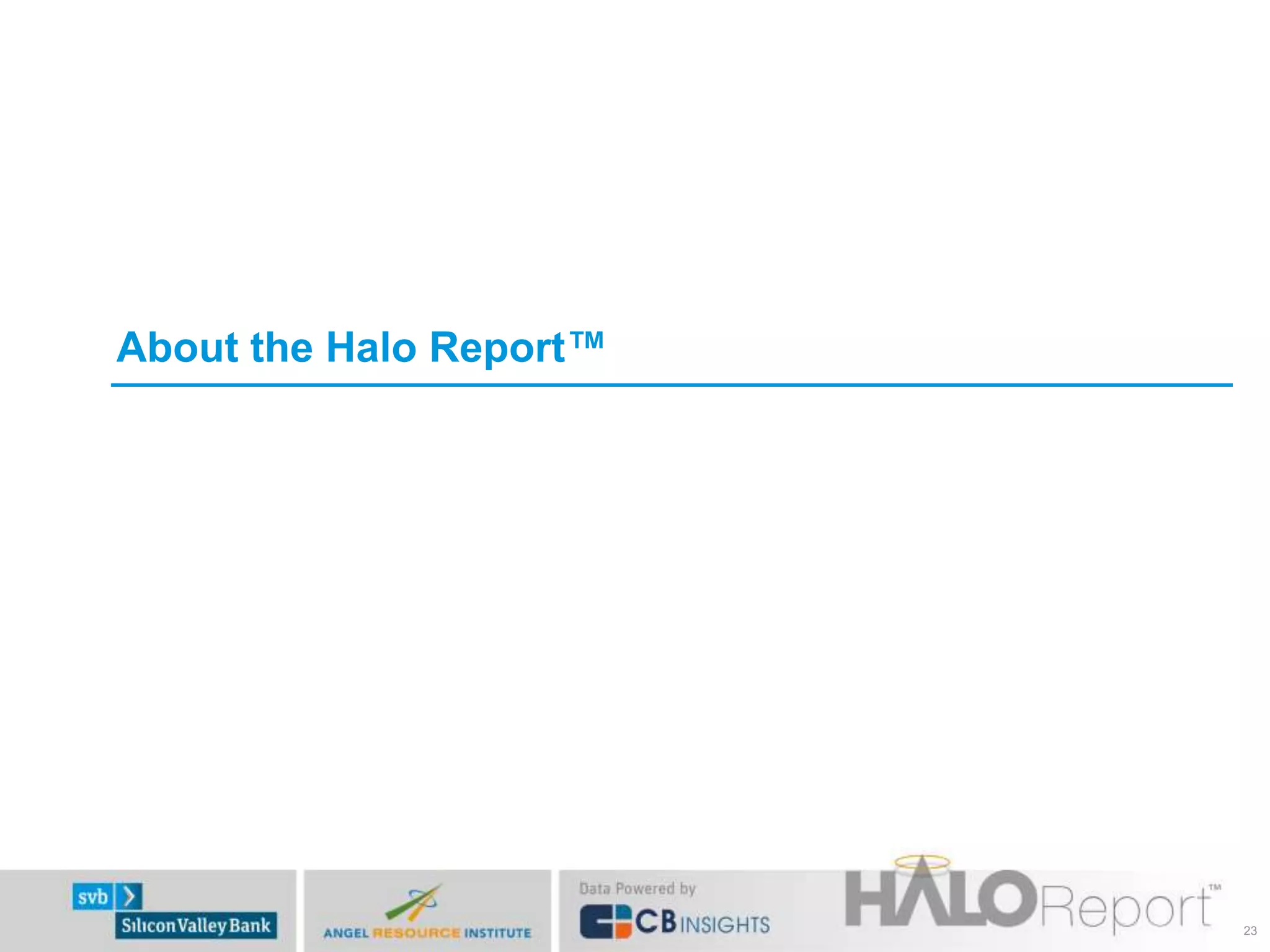 About the Halo Report™

23

 