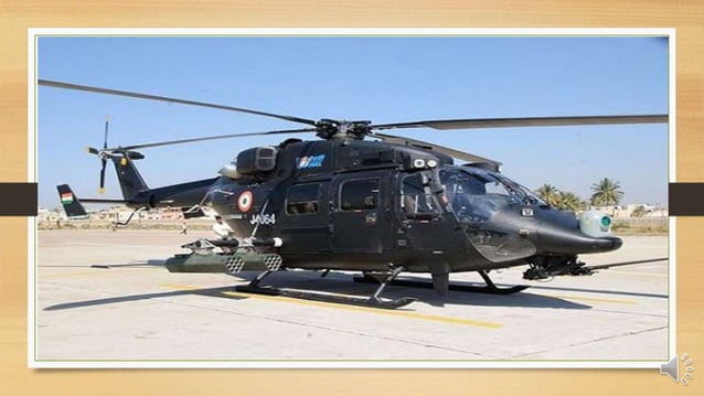 Hal rudra (alh wsi) attack helicopter, india | PPTX