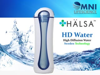 HD Water
High Diffusion Water
Sweden Technology
 