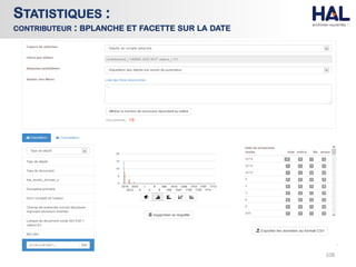 108
STATISTIQUES :
CONTRIBUTEUR : BPLANCHE ET FACETTE SUR LA DATE
 