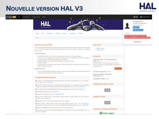 8
NOUVELLE VERSION HAL V3
 