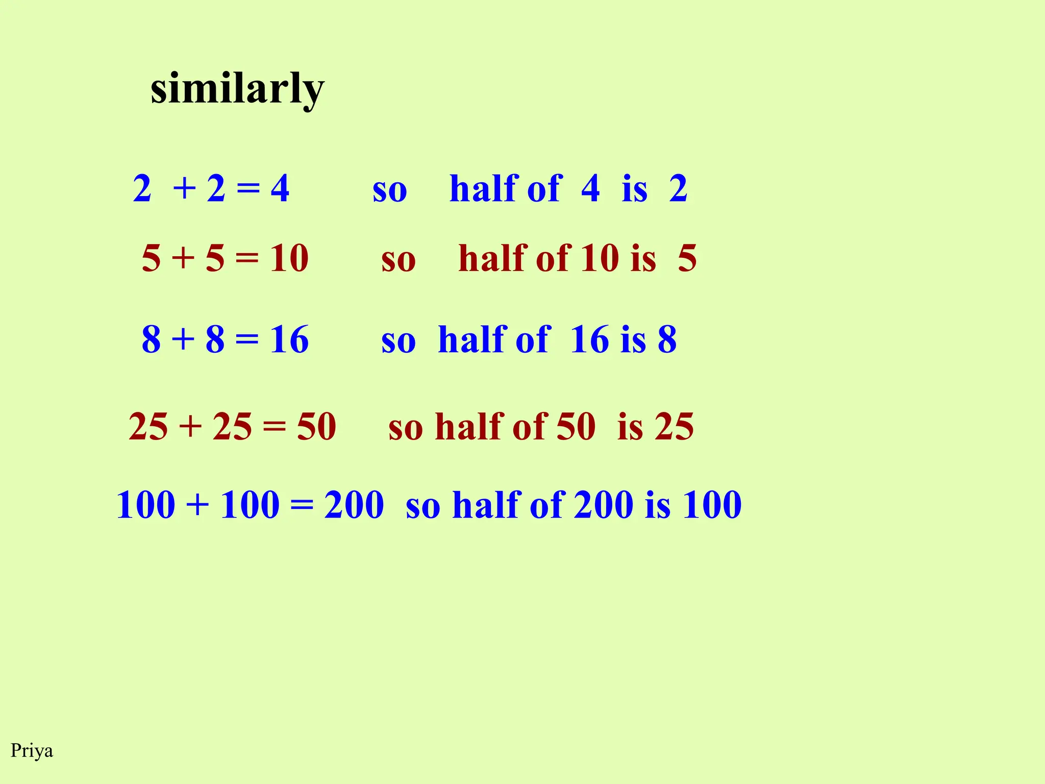 halvesandquarters CLASS 4 MATHS WITH EXAMPLES | PPT