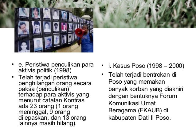 Contoh Makalah Kasus Pelanggaran Ham Di Poso Temukan Contoh