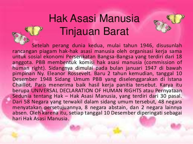 Ham Menurut Pandangan Barat Dan Islam
