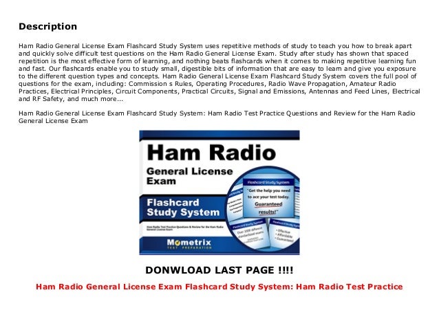 Ham Radio General License Exam Flashcard Study System: Ham Radio Test ...