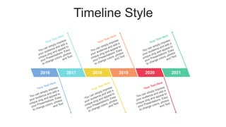 Timeline Style
2018 2019 2020 2021
2016 2017
 