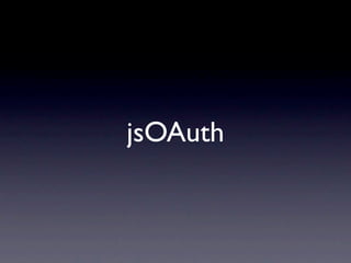 jsOAuth
 