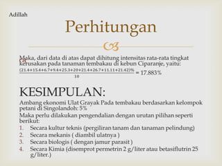 

Perhitungan
Adillah
 