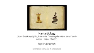 Hamartiology slideshare | PPTX