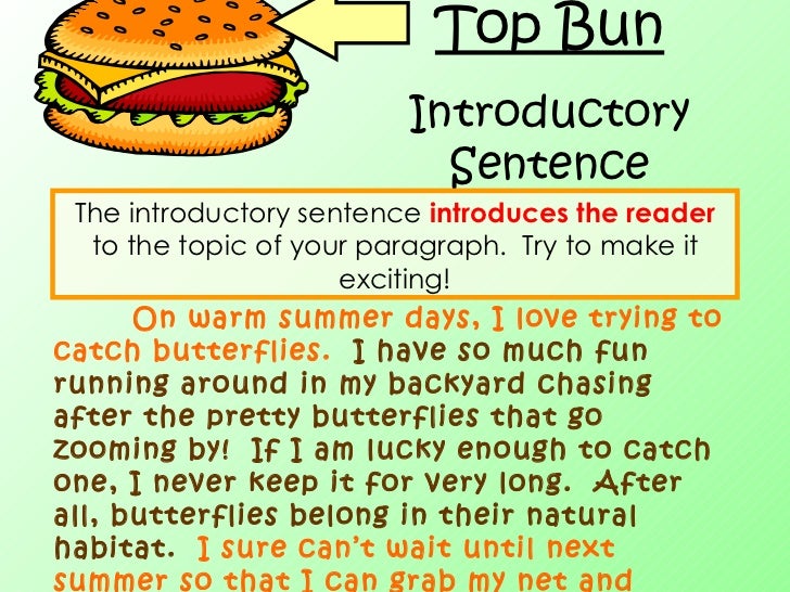 Hamburger Paragraphs - PowerPoint PPT Presentation