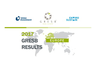 2017
GRESB
RESULTS
E U R O P E
 
