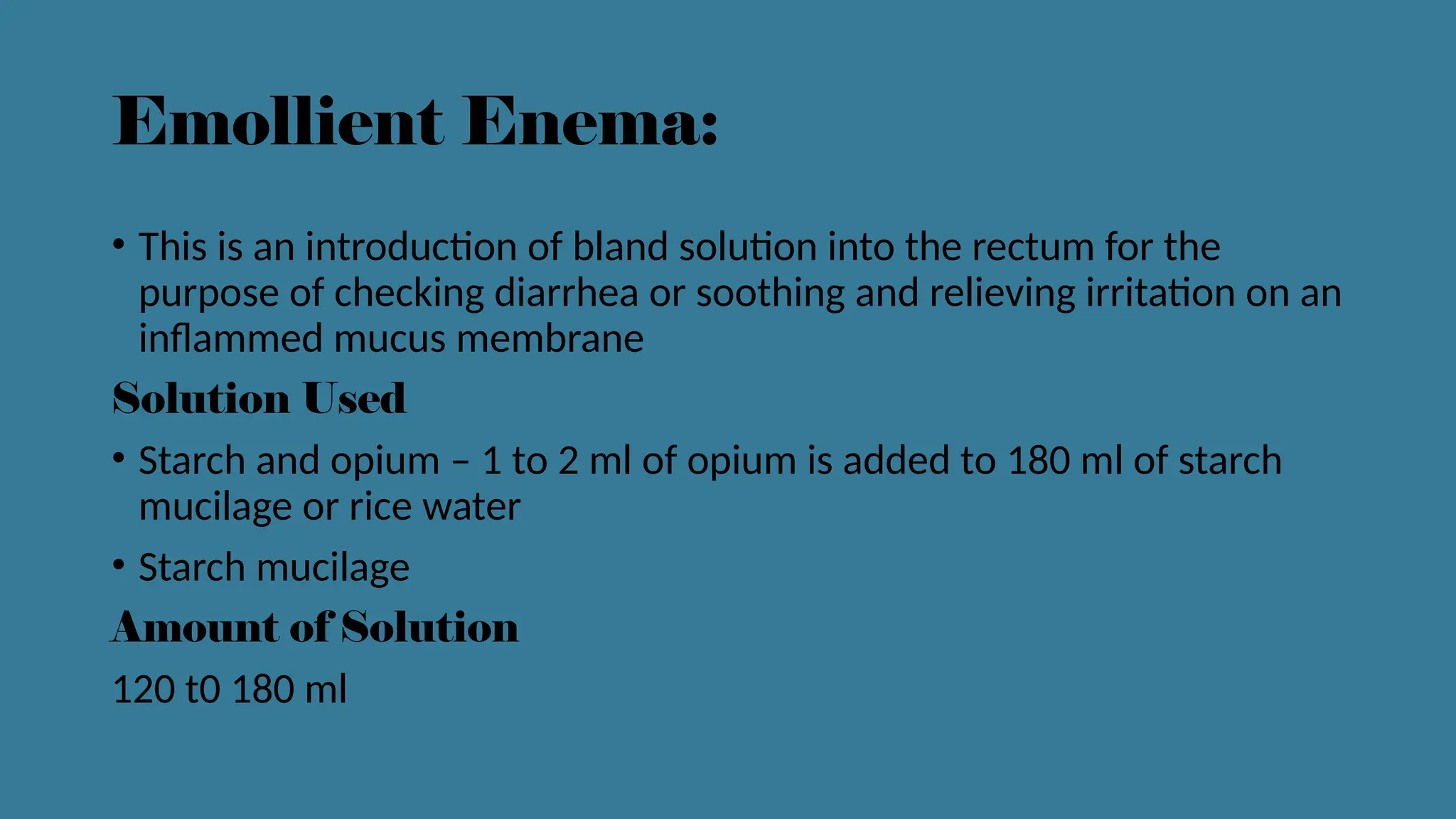 Understanding Enema Solutions and Their Types | PPTX