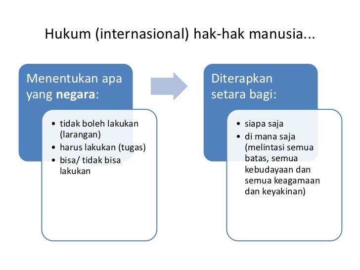 Contoh Ham Yang Berlaku Secara Universal - Run Stephie Run