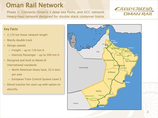 Oman Rail - in-country value strategic approach | PDF