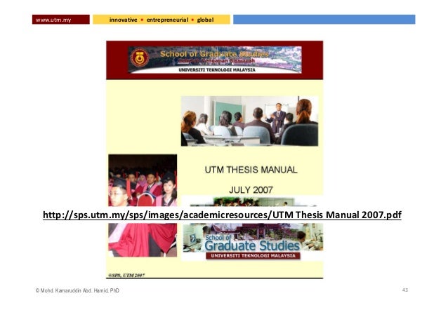 Organizing thesis