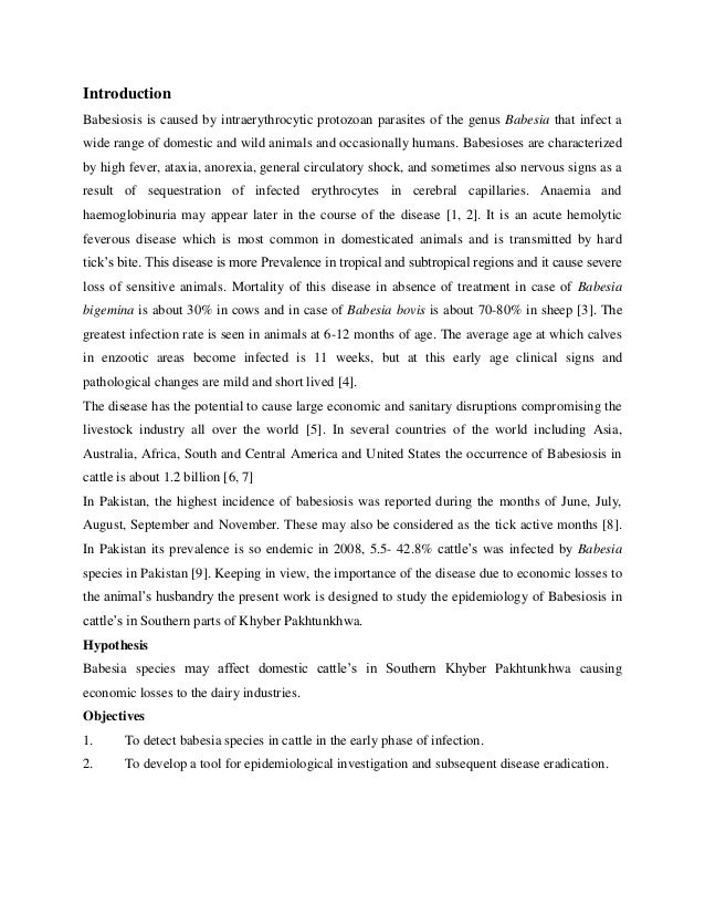 Research proposal zoology picture
