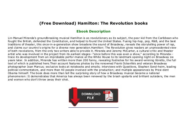 Free Download Hamilton The Revolution Books