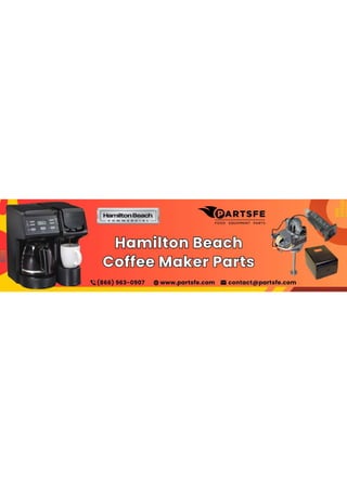 Hamilton Beach Coffee Maker parts