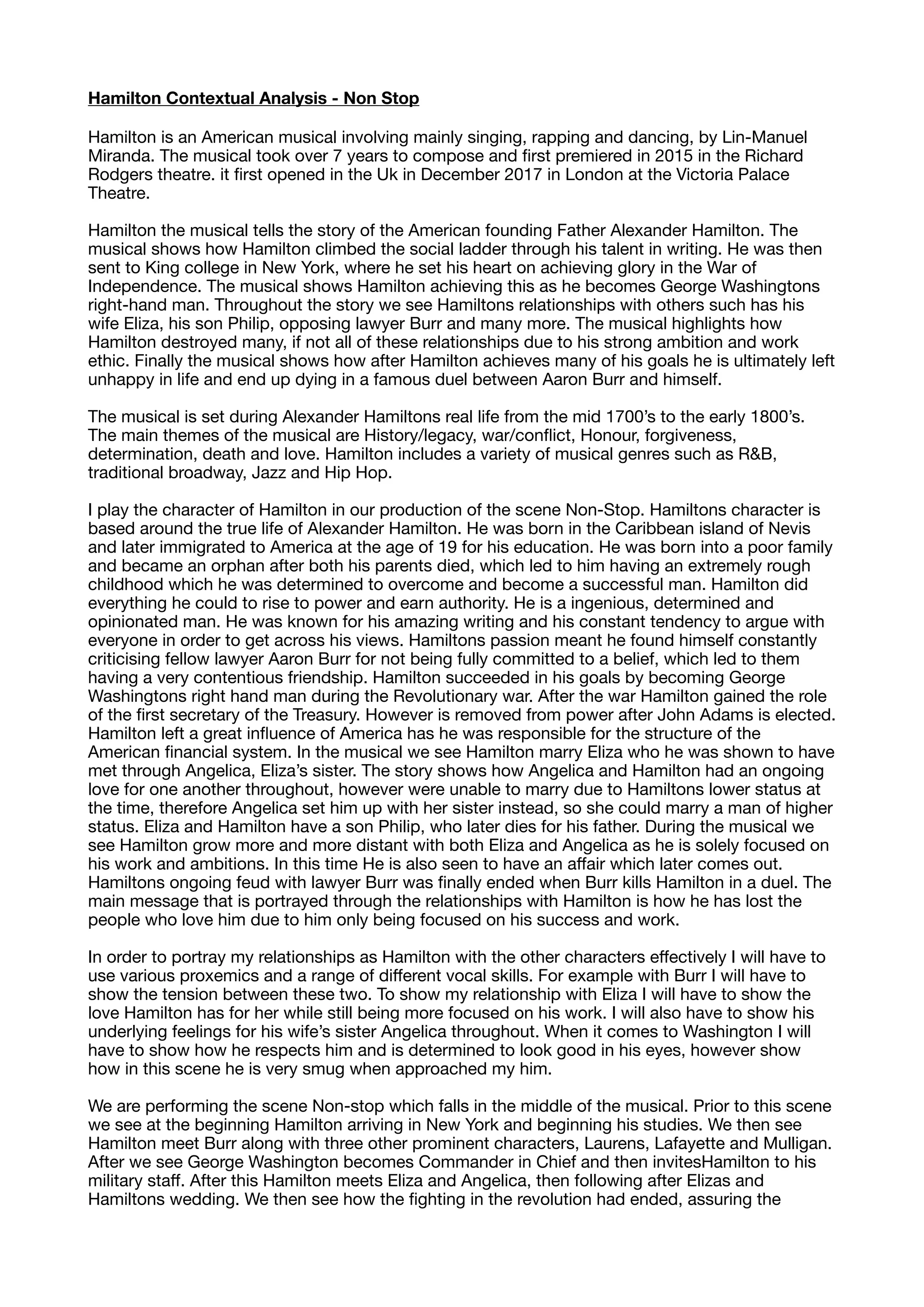 Hamilton Contextual Analysis .pdf - Removed Tweelse Distinguish Contextual Splizzeswy Cor Theatre .