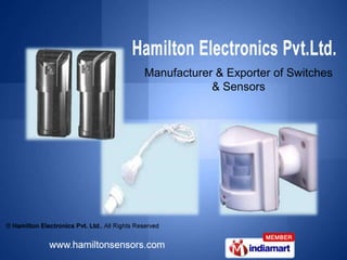 Manufacturer & Exporter of Switches  & Sensors 