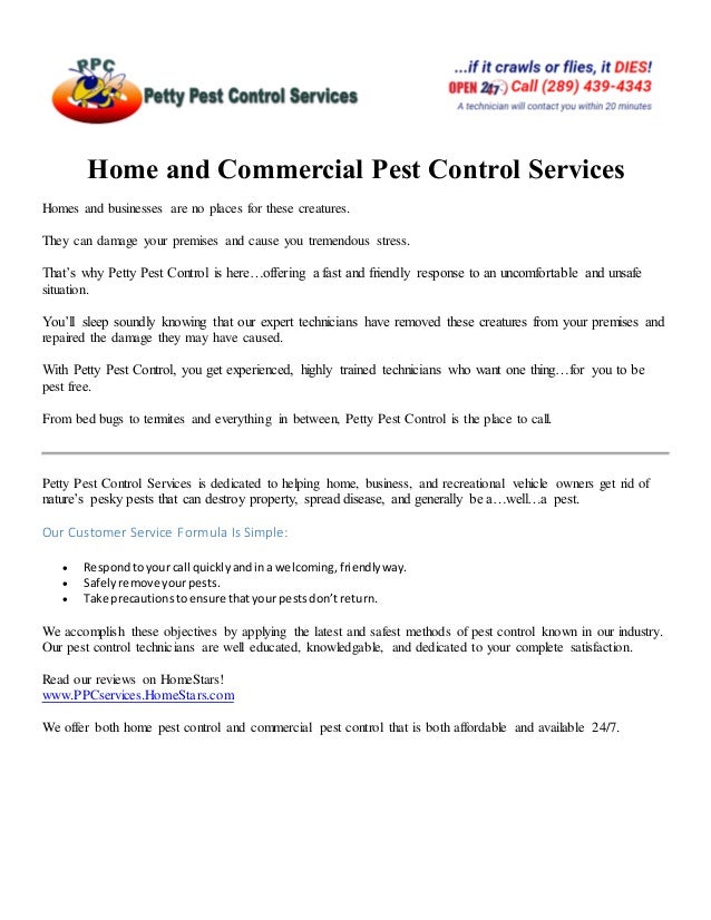 Cover Letter Examples Pest Control Cover Letter Examples Pest Control