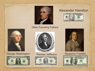 Alexander Hamilton
George Washington Thomas Jefferson Benjamin Franklin
Other Founding Fathers
 