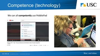 Competence (technology)
We can all competently use PebblePad
 