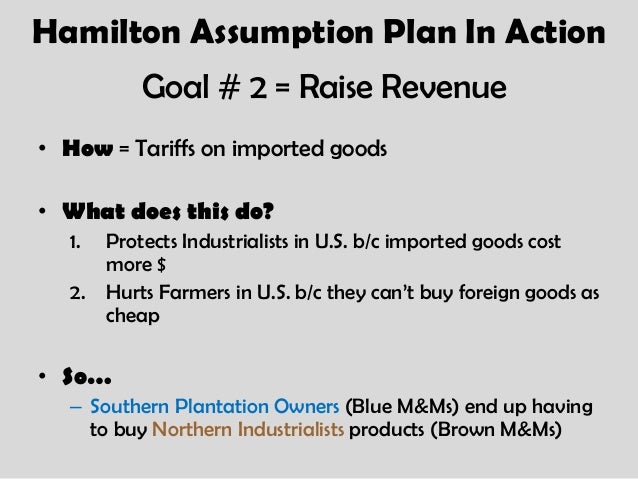 hamiltons financial plan alexander hamilton financial plan