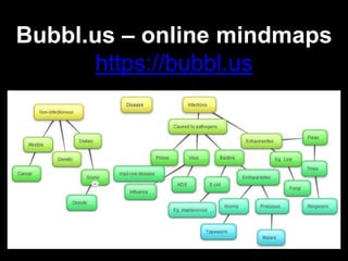 Bubbl.us – online mindmaps
https://bubbl.us