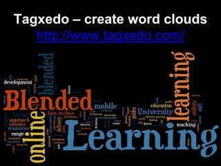 Tagxedo – create word clouds
http://www.tagxedo.com/