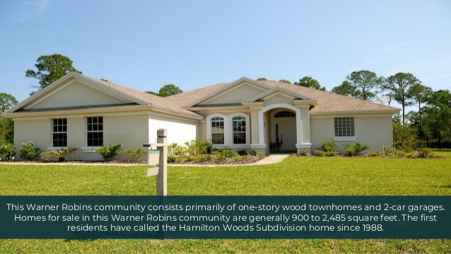 Hamilton Woods Subdivision In Warner Robins Ga 31088