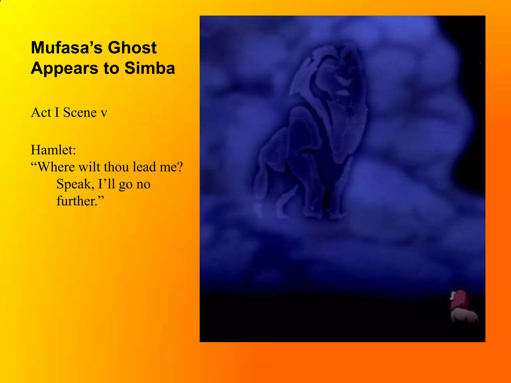 Hamlet Lion King Comparison PPT Hamlet Lion King Comparison PPT