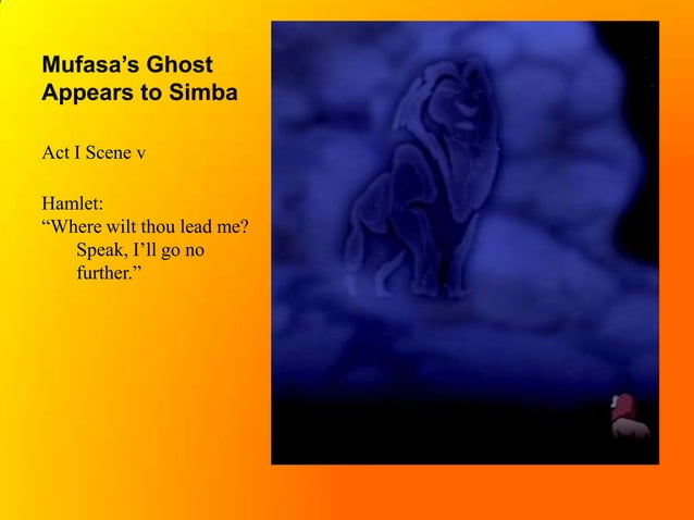 Hamlet Lion King Comparison Hamlet Lion King Comparison
