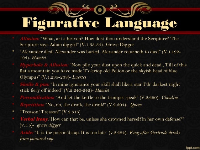  Hamlet Figurative Language Examples What Is An Example Of Figurative Language In Hamlet 2019 