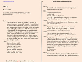 Ejemplar de cortesía  gratis  para lectura y uso personal 118 www.interlectores.com Hamlet de  William Shakespeare 