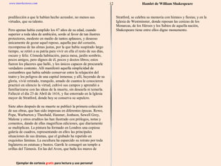 Ejemplar de cortesía  gratis  para lectura y uso personal 12 www.interlectores.com Hamlet de  William Shakespeare 