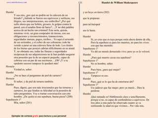 Ejemplar de cortesía  gratis  para lectura y uso personal 131 www.interlectores.com Hamlet de  William Shakespeare 