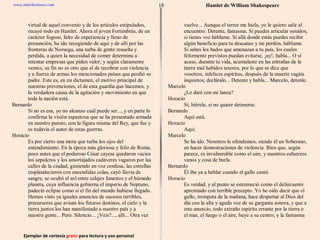 Ejemplar de cortesía  gratis  para lectura y uso personal www.interlectores.com 18 Hamlet de  William Shakespeare 