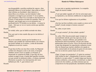 Ejemplar de cortesía  gratis  para lectura y uso personal 53 www.interlectores.com Hamlet de  William Shakespeare 