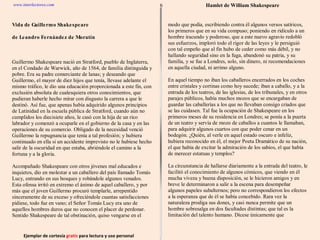 Ejemplar de cortesía  gratis  para lectura y uso personal www.interlectores.com 6 Hamlet de  William Shakespeare 