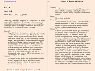 Ejemplar de cortesía  gratis  para lectura y uso personal 77 www.interlectores.com Hamlet de  William Shakespeare 