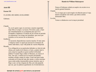 Ejemplar de cortesía  gratis  para lectura y uso personal 86 www.interlectores.com Hamlet de  William Shakespeare 