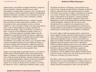 Ejemplar de cortesía  gratis  para lectura y uso personal 9 www.interlectores.com Hamlet de  William Shakespeare 