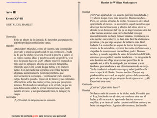 Ejemplar de cortesía  gratis  para lectura y uso personal 96 www.interlectores.com Hamlet de  William Shakespeare 
