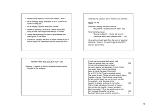 Hamlet lecture slides | PDF