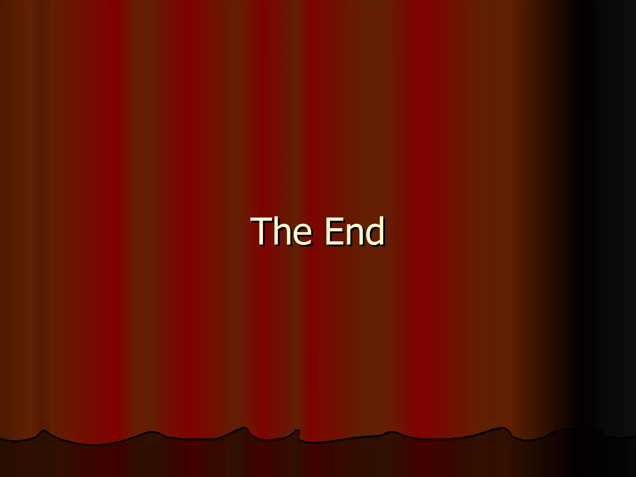 The End 