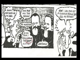 Rosencrantz and Guildenstern are
asked to watch Hamlet
Guilder-
n-tern
Rozenc-
rantz
Claudius
We do both obey
Gather so much as
from occasion you
may glean, whether
aught to us unknown
affects him thus
We do both obey
 