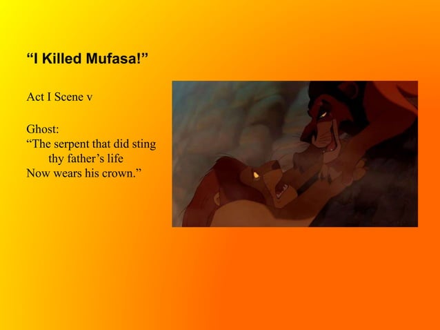 Hamlet and The Lion King | PPT