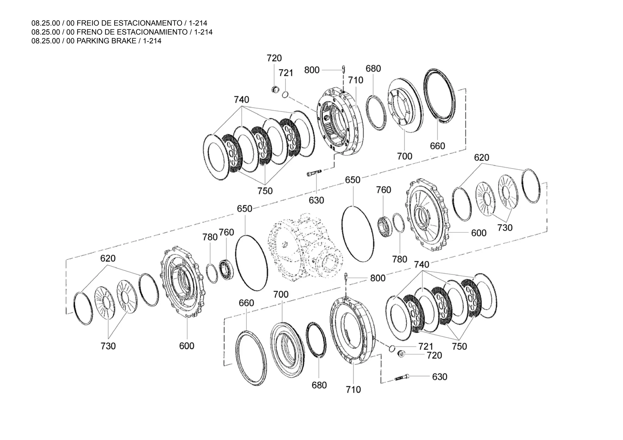 08.25.00 / 00 FREIO DE ESTACIONAMENTO / 1-214
08.25.00 / 00 FRENO DE ESTACIONAMIENTO / 1-214
08.25.00 / 00 PARKING BRAKE / 1-214
 