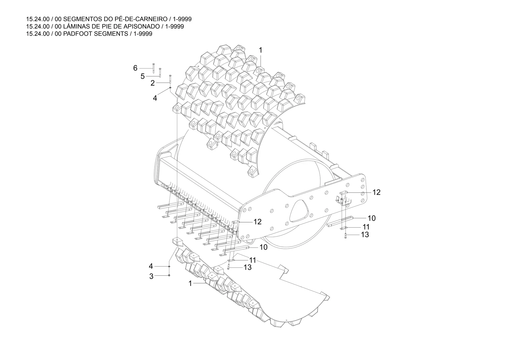 15.24.00 / 00 SEGMENTOS DO PÉ-DE-CARNEIRO / 1-9999
15.24.00 / 00 LÁMINAS DE PIE DE APISONADO / 1-9999
15.24.00 / 00 PADFOOT SEGMENTS / 1-9999
12
10
11
13
1
13
1
5
2
4
6
4
3
12
10
11
 